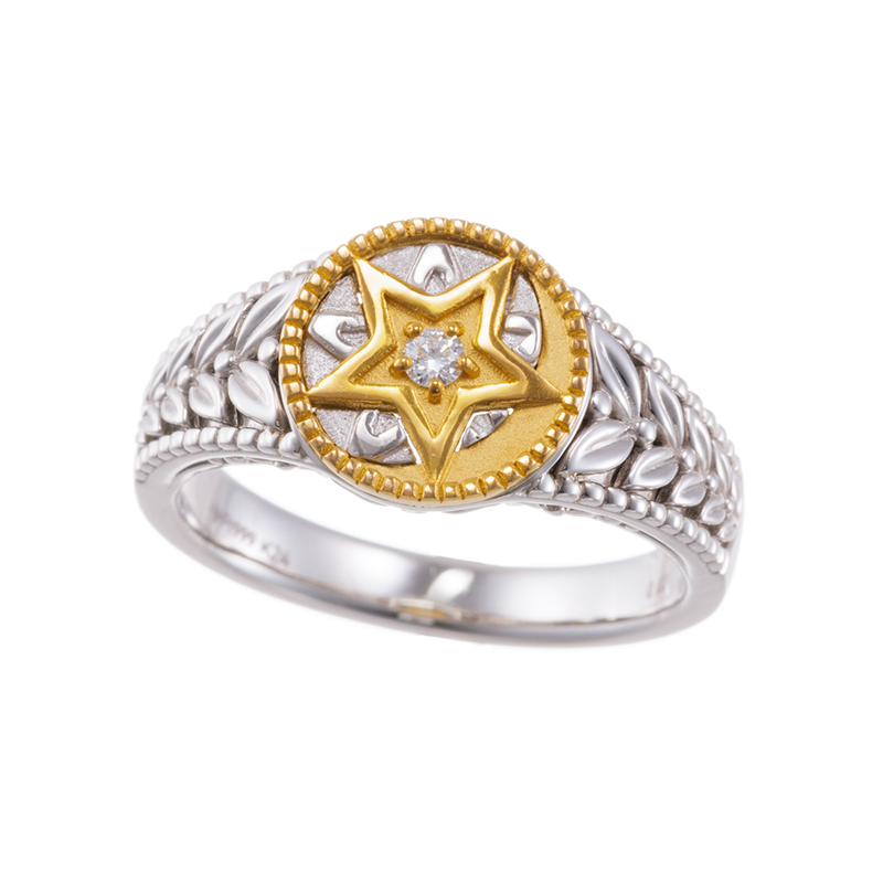 純金/純プラチナ H&Cダイヤモンド(リリーダイヤカット) リング D 約0.03ct(LI)