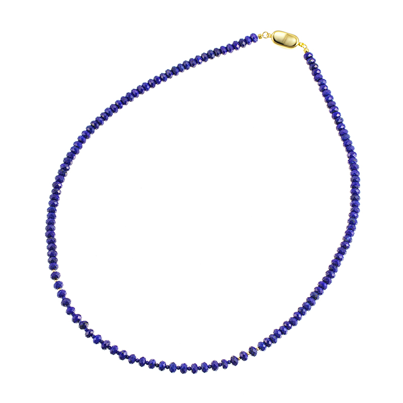 SV/K18YG ラピスラズリ ネックレス LA 約70.00ct