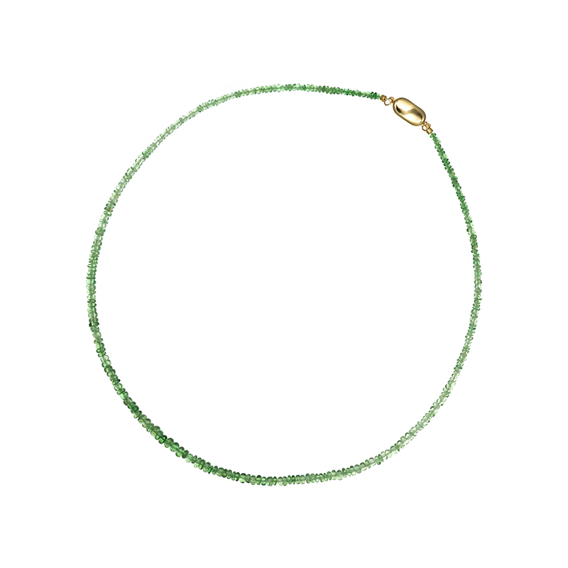 SV ツァボライト ネックレス TS 約40.00ct