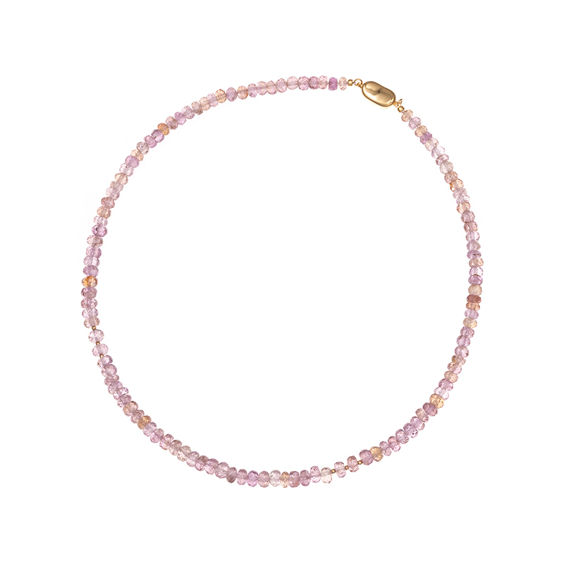 SV/K18YG インペリアルトパーズ ネックレス ITO 約123.00ct