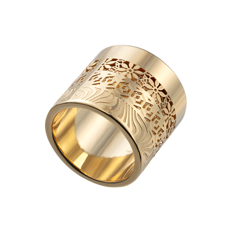 K18YG フィリグラーナ リング 