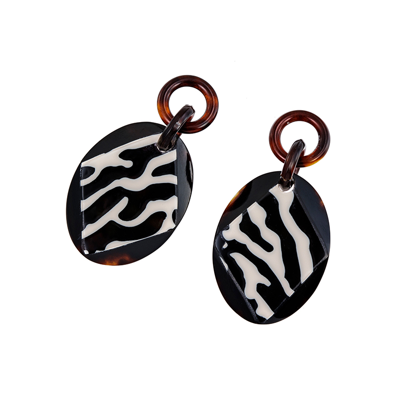 本べっ甲 蒔絵水もく チャーム