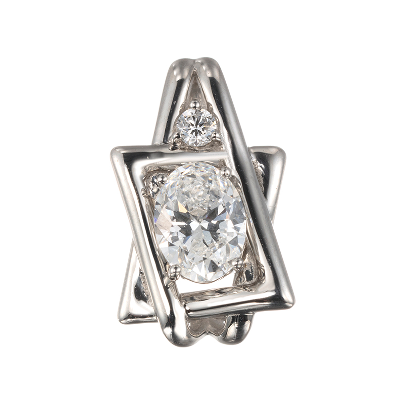 PT950Dカラーダイヤモンド&ダイヤペンダントトップD約0.50ct(D SI2)D約0.03ct