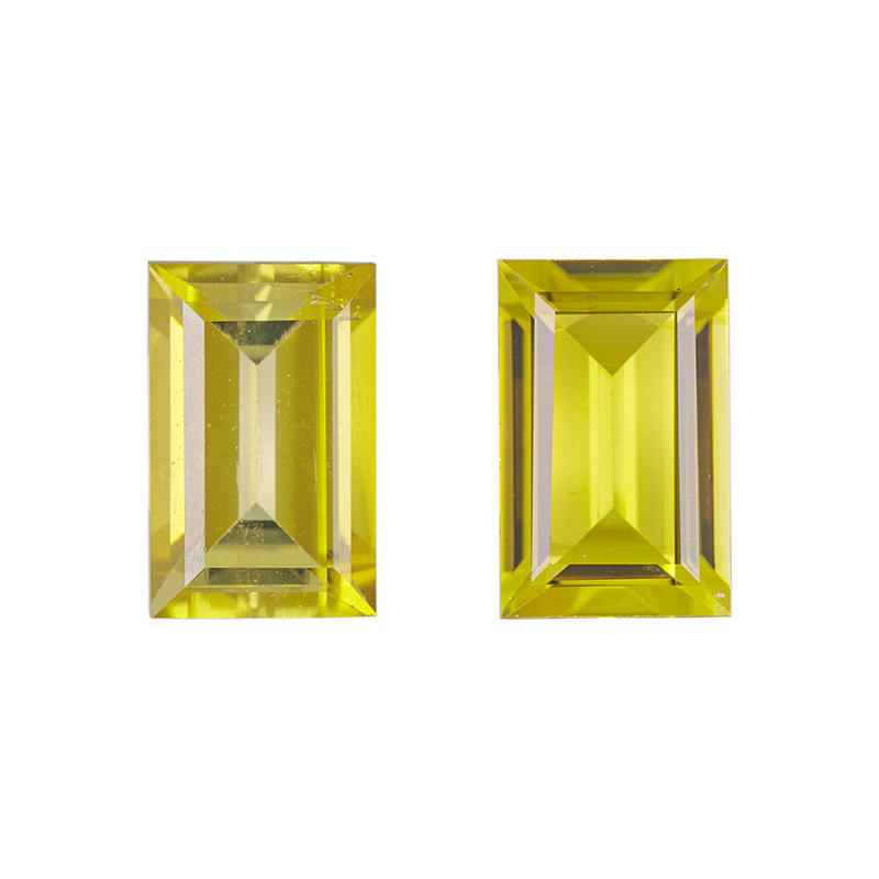 カナリートルマリン ルース セット T 約0.52ct T 約0.46ct