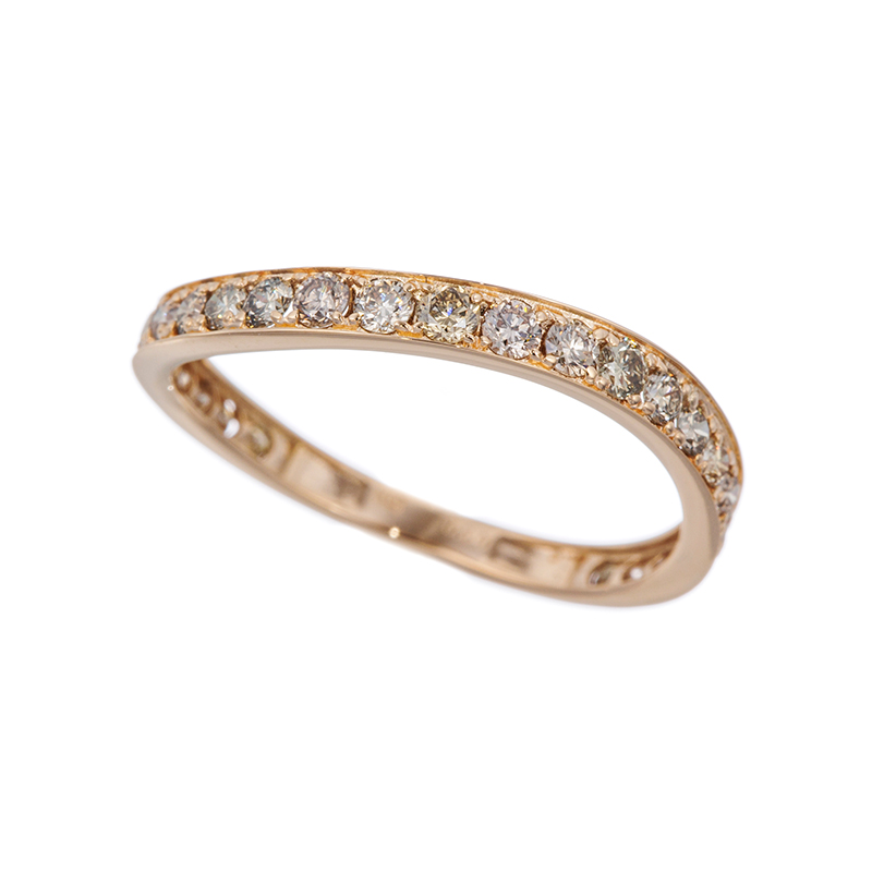 K18PG ブラウンダイヤモンド リング BRD 約0.50ct