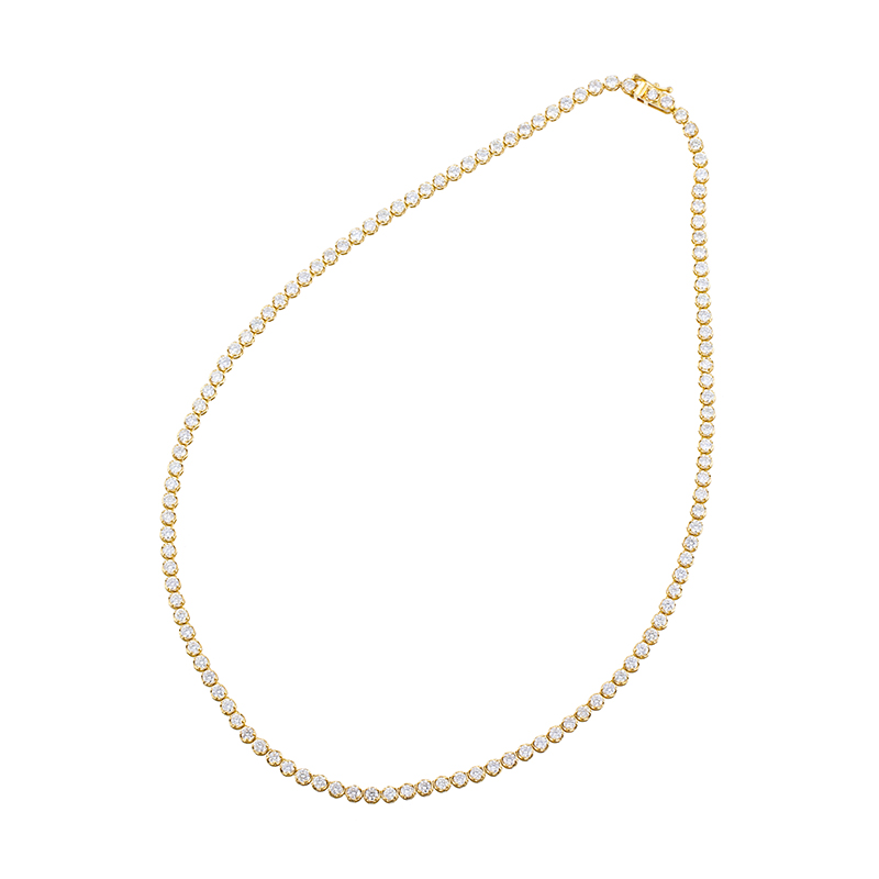 K18YG ダイヤモンド ネックレス D 7.50ct