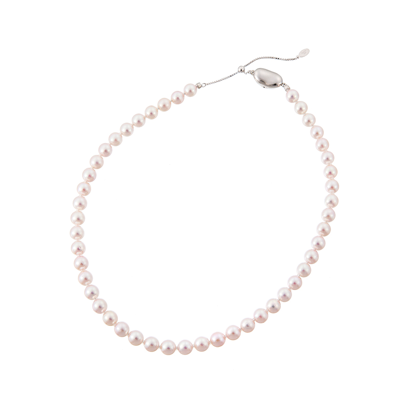 SV アコヤ真珠 ネックレス P 約7.0-7.5mm 約45cm