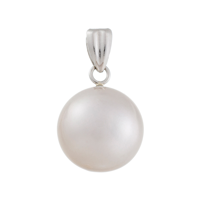 PT900 黒蝶真珠 ナチュラルシルバーグレーカラー ペンダントトップ P 約10.0mm