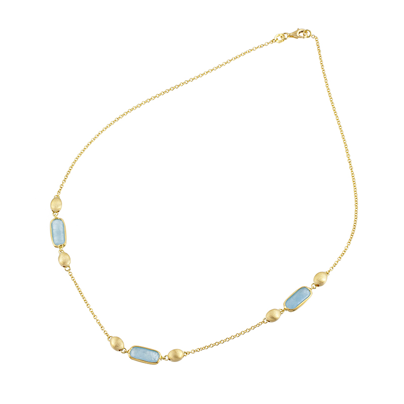 K18YG ゴールドネックレス NUBIA 