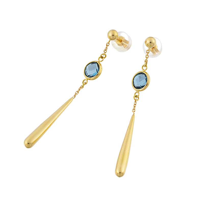 K18YG ゴールドピアス NUBIA 