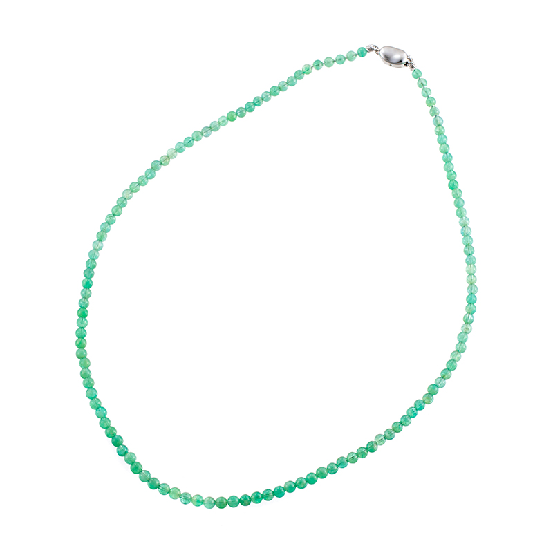 SV エメラルド ネックレス EM 約55.00ct