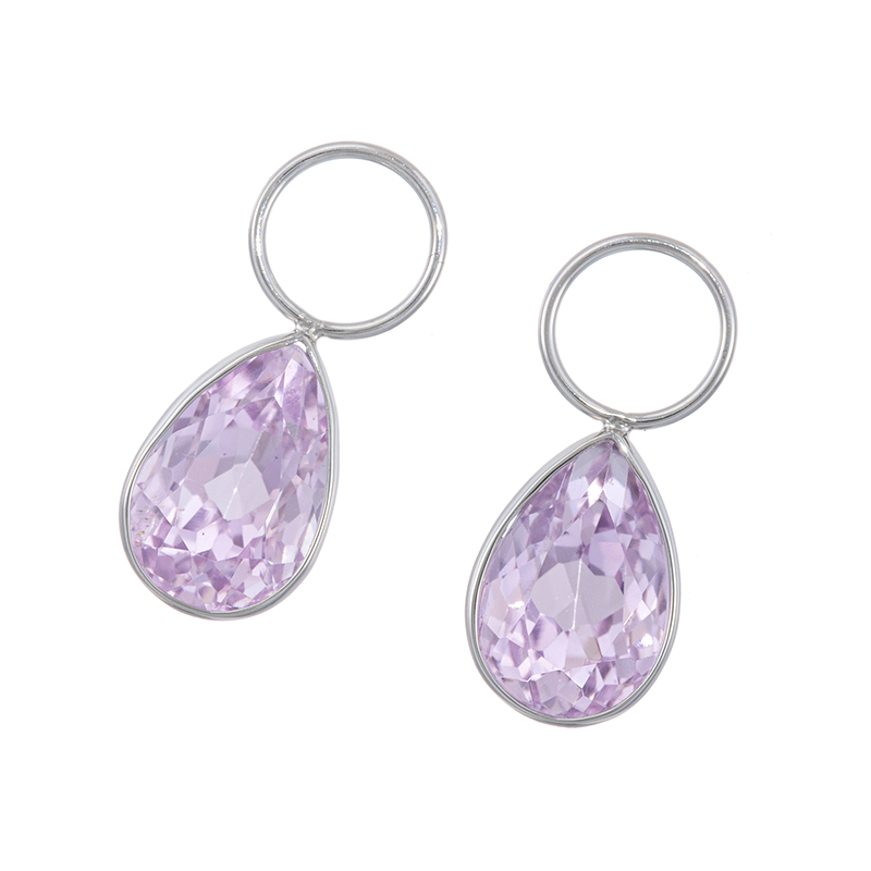 PT950 クンツァイト チャーム KU 約3.00ct 