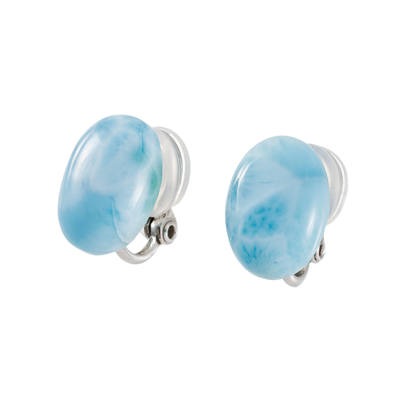 SV ラリマール イヤリング LM 約12.00ct