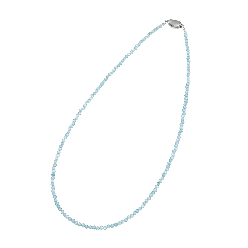 SV ブルージルコン ネックレス ZI 約50.00ct