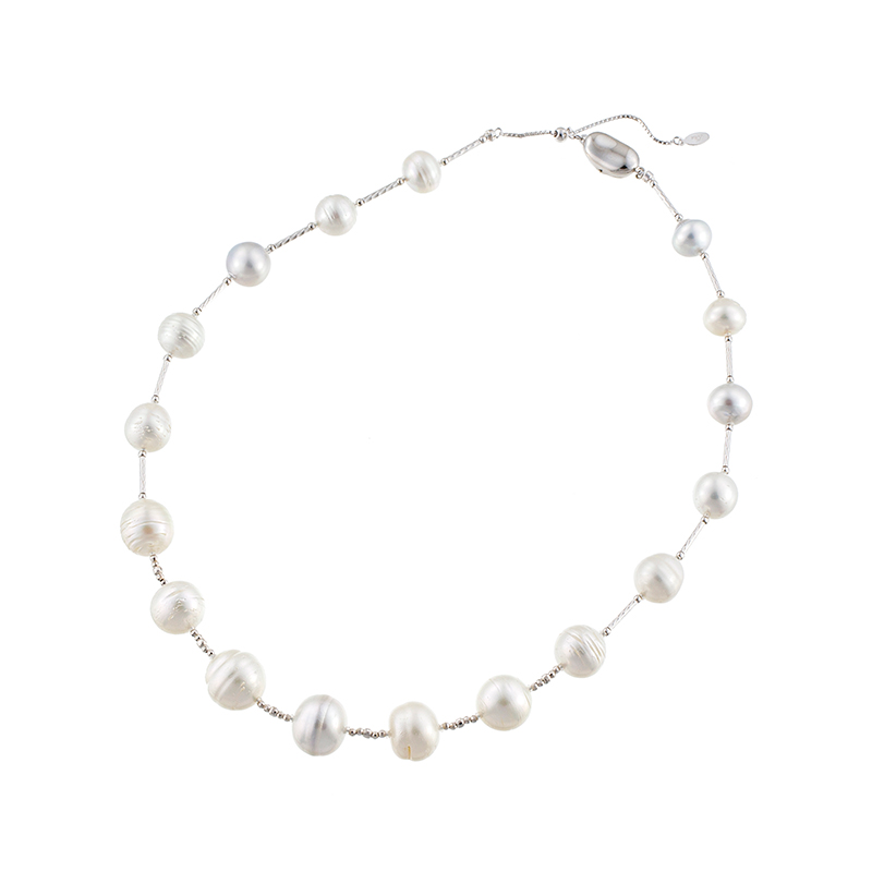 SV白蝶真珠デザインネックレスP約10.0-15.0ｍｍ約52cm