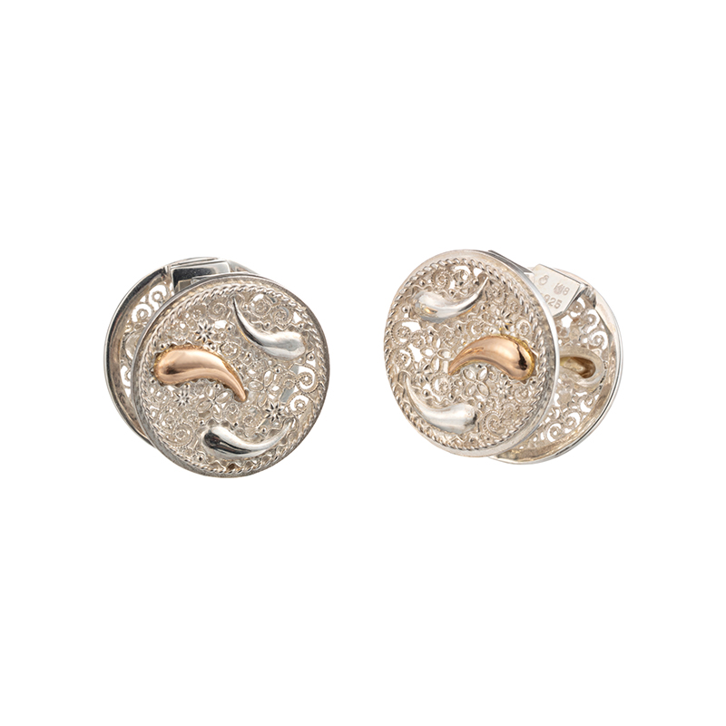 SV/K18YG/PG ピアリング 約5.8g