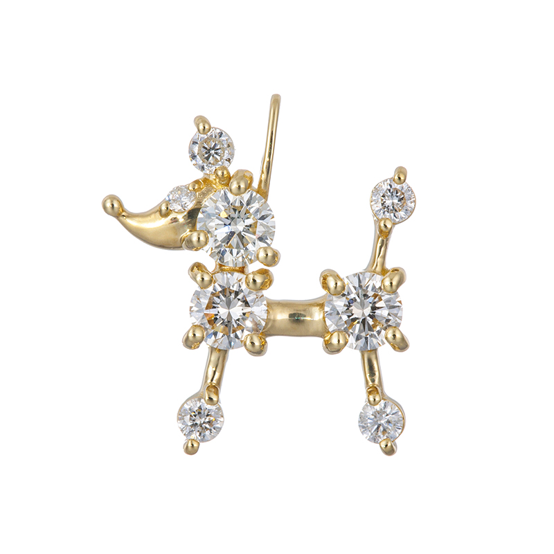 K18YG ダイヤモンド ペンダントトップ D 約0.50ct 