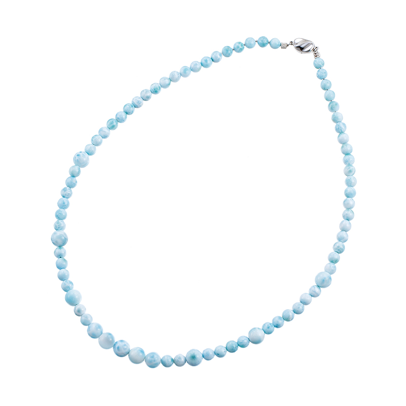 SVラリマールネックレスLM約150.00ct