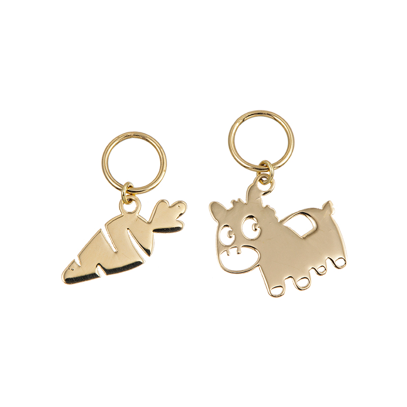 K18YG お馬さん チャーム 約0.4g