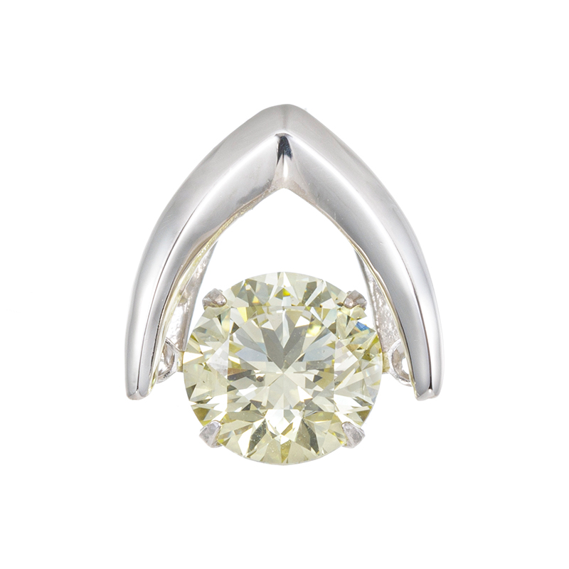 PT900 ダイヤモンド ダンシングストーン ペンダントトップ D 約1.00ct