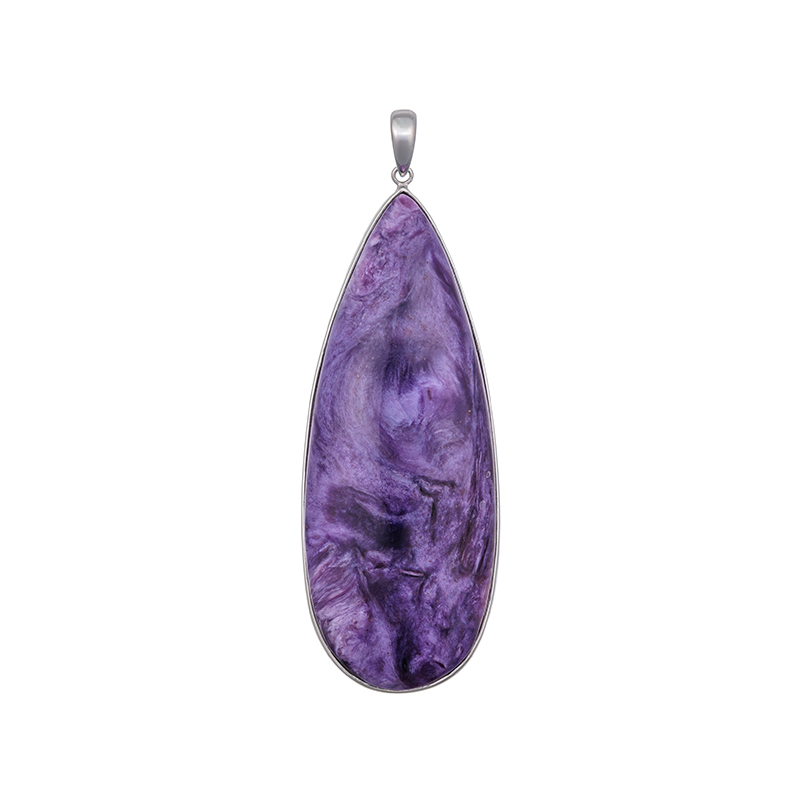 PT950 チャロアイト ペンダントトップ CHA 約32.00ct