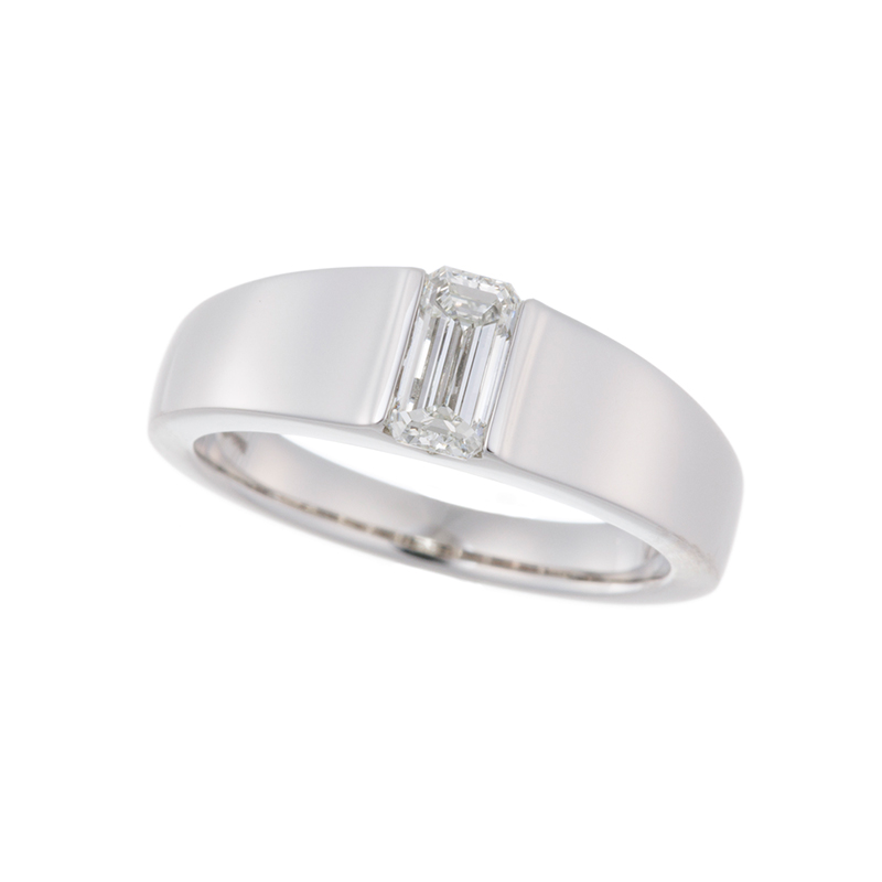 PT990 ダイヤモンド(リリーダイヤカット) リング D 約0.50ct(LI) 