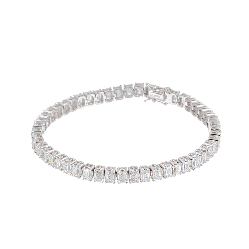 PT950/PT850 ダイヤモンド ブレスレット D 約10.00ct