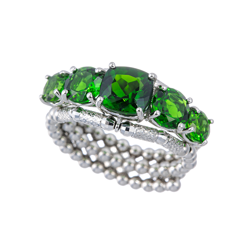 PT950 クロムダイオプサイド フリーリング DI 約2.50ct 8～23号