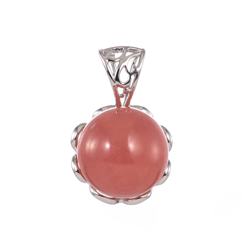 PT950 ロードクロサイト ペンダントトップ RH 約6.00ct