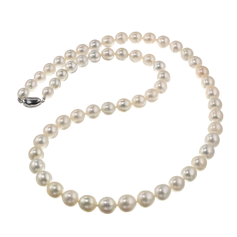 SV テリVeryGood 白蝶真珠 ロングネックレス P 約10.0-13.0mm 約79cm