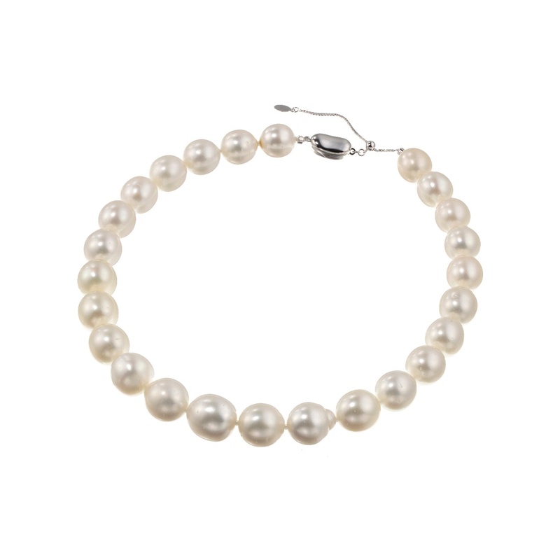 SV テリVeryGood 白蝶真珠 ネックレス P 約12.0-15.0mm 約47cm