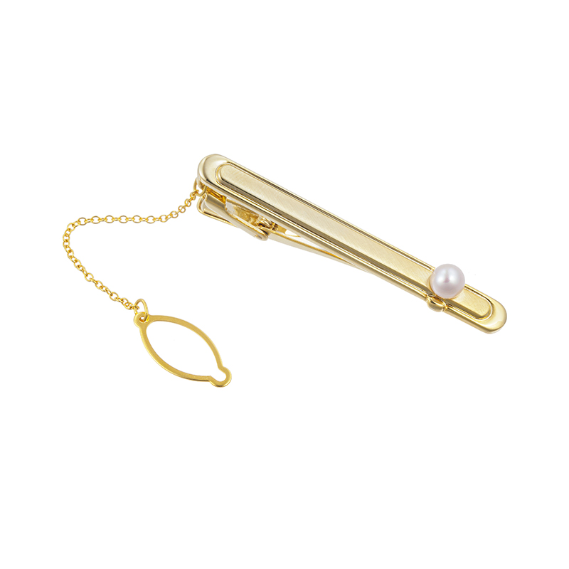 SV アコヤ真珠 ネクタイピン P 約5.5mm
