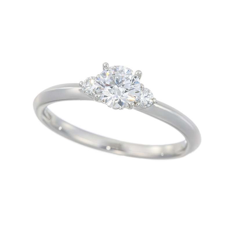 GSTV PT950DカラーダイヤH&Cダイヤ(リリーダイヤカット)リングD約0.50