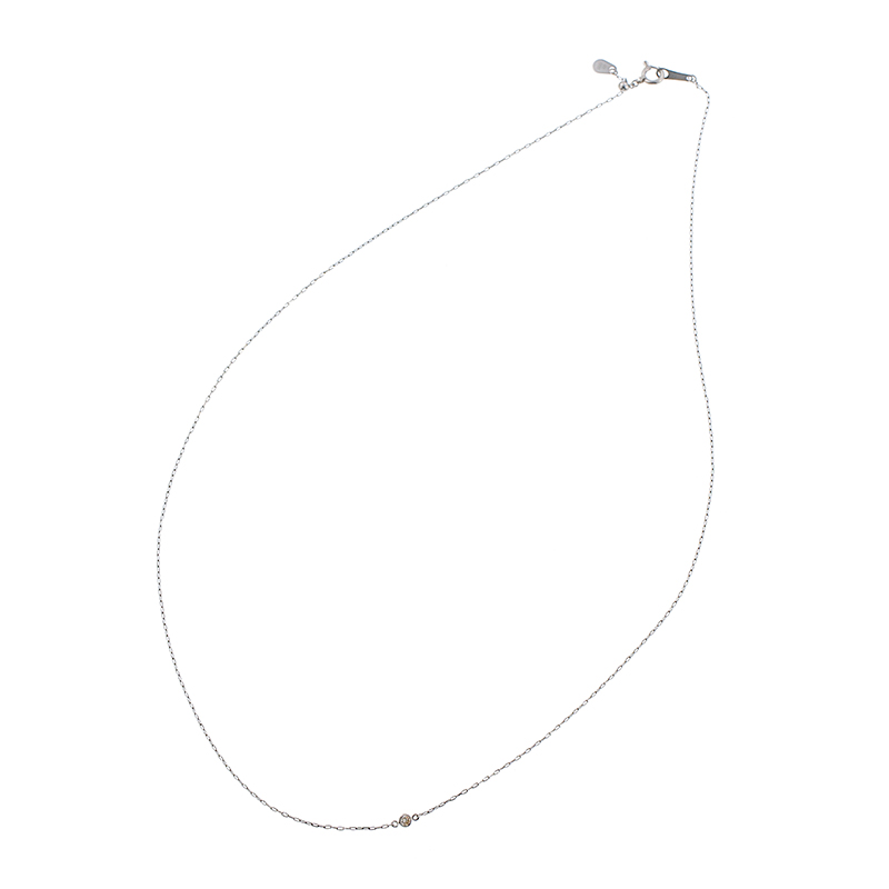 PT900 ブラウンダイヤモンド ネックレス BRD 約0.05ct