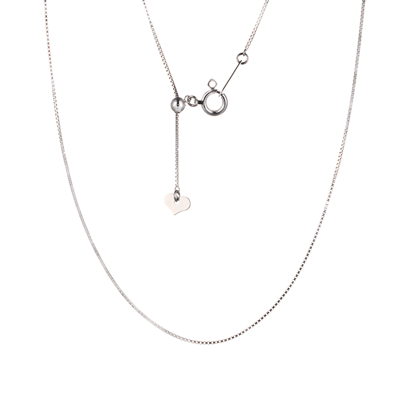 K18WG ベネチアンチェーン ネックレス 長さ 約45cm 幅 約0.6mm 重量 約1.4g 