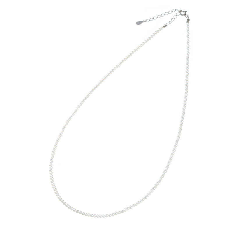 SV 有核淡水真珠 ネックレス P 約2.0mm