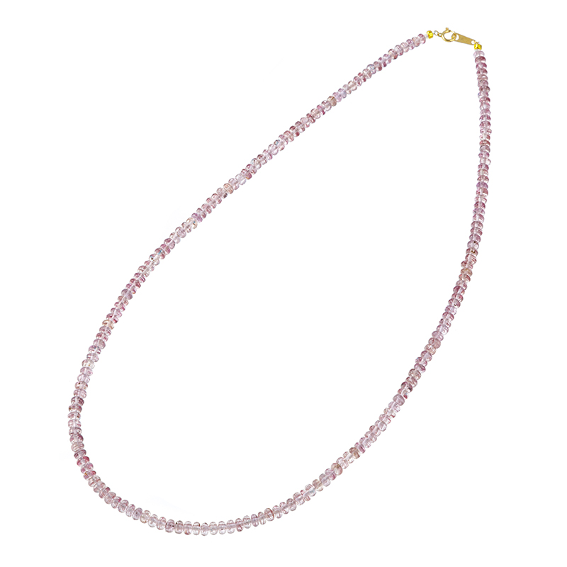 K18YG マラヤガーネット ネックレス GA 約66.00ct