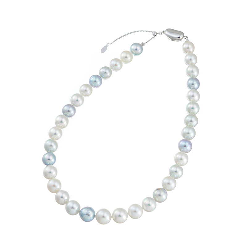 SV テリVeryGood 宇和島産 越物 アコヤ真珠 ナチュラルマルチカラー ネックレス P 約1