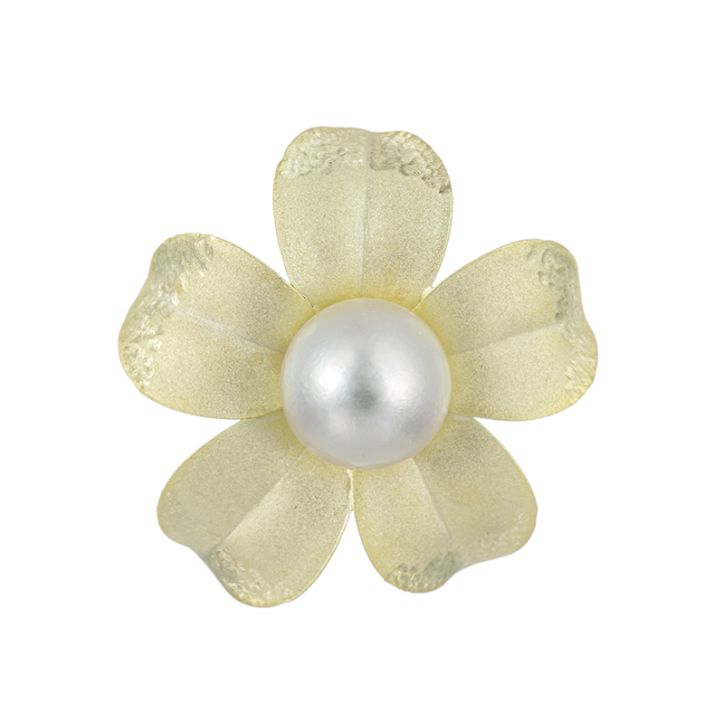 SVアコヤ真珠ナチュラルカラーペンダントブローチP約10.0mm