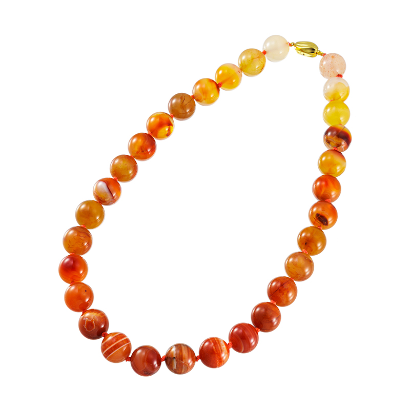 SV カーネリアン ネックレス CA 約550.00ct