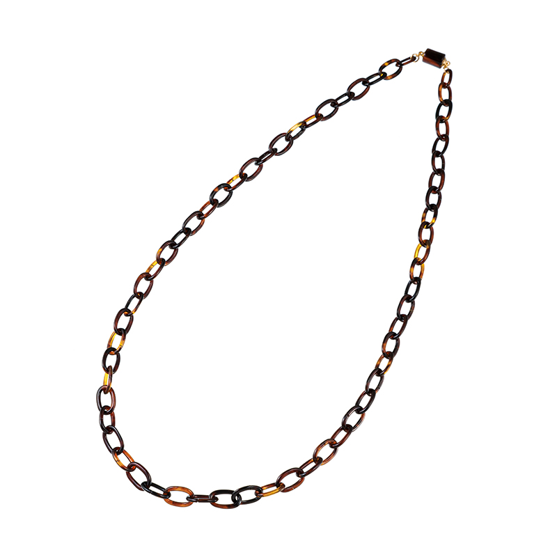  本べっ甲 チェーン ネックレス