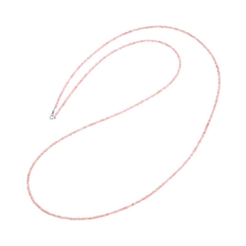 SV ピンクオパール ネックレス OP 約65.00ct