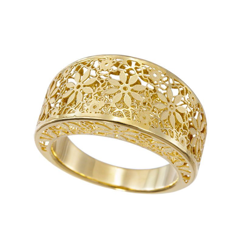 K18YG フィリグラーナ リング 