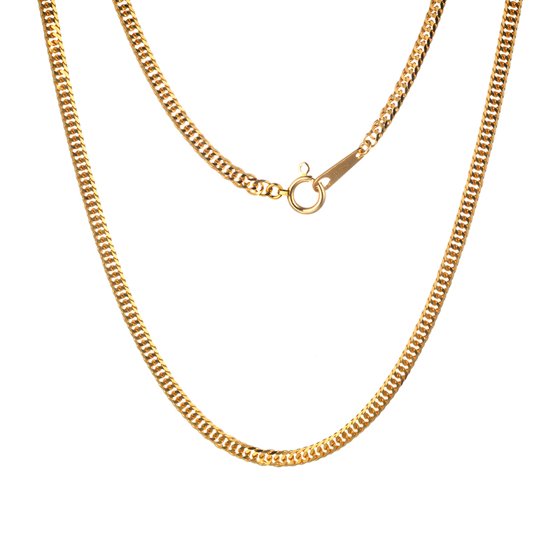 純金 W喜平6DCチェーン ネックレス 長さ 約50cm 幅 約2.5mm 重量 約10.0g 