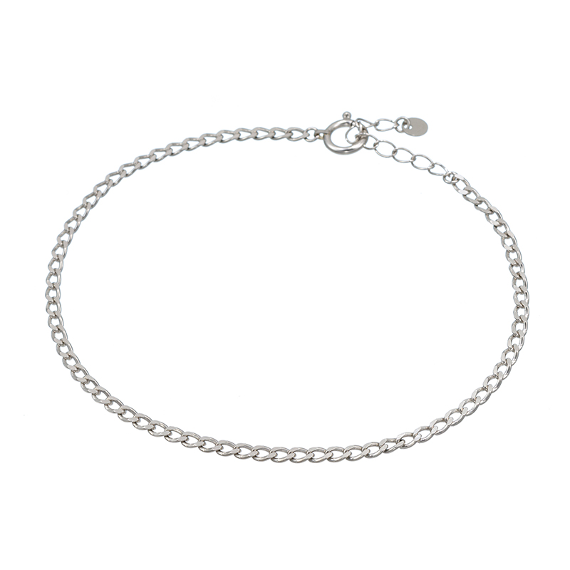 純プラチナ 喜平チェーン ブレスレット 長さ:約18cm 幅:約2.0mm 重量:約3.0g アジャ