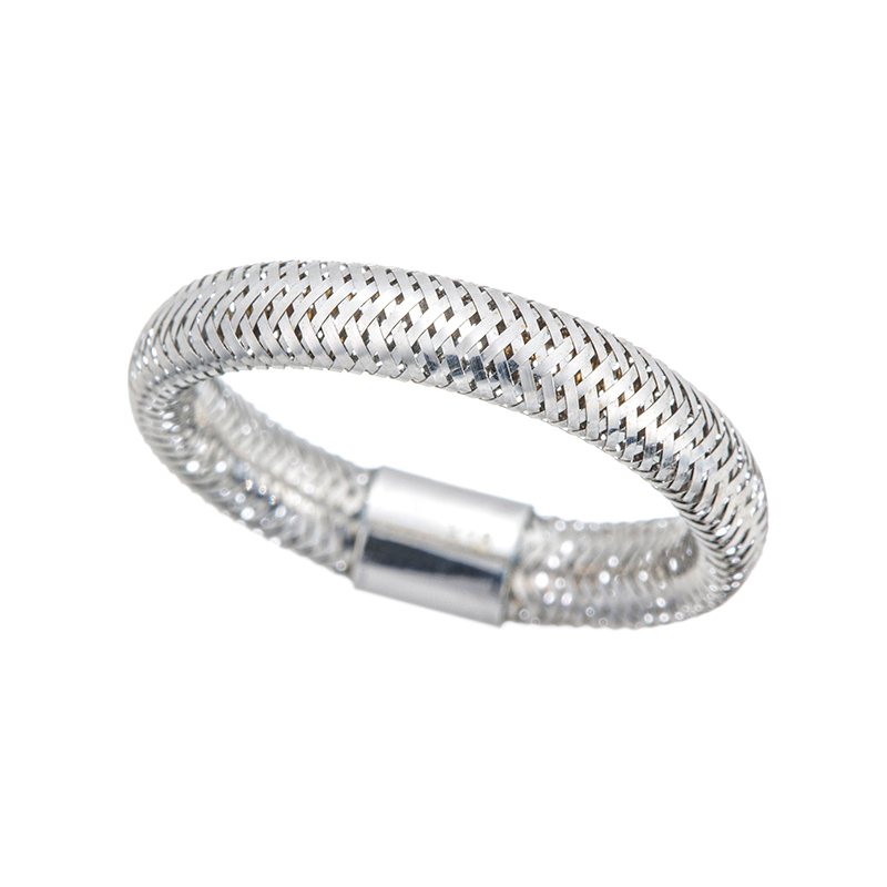 GSTV K18WG メッシュ リング 約0.4g 10～17号