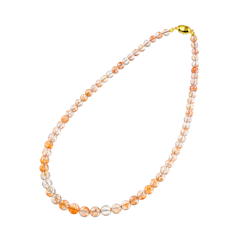 SV サンストーン ネックレス SS 約130.00ct