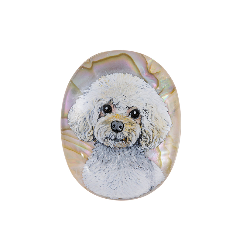 ミシャエル・ポイスター 手彫り クォーツインタリオ ルース インタリオ 約25×20mm