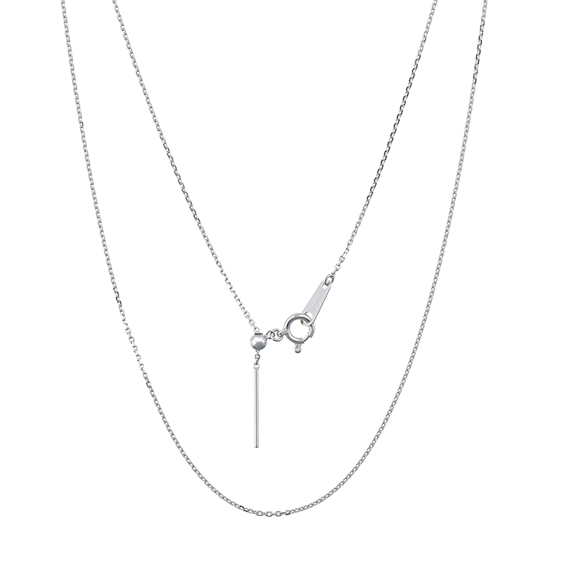 PT850 ケーブル4DCチェーン フィニッシュピン ネックレス 長さ 約45cm 幅 約0.9mm