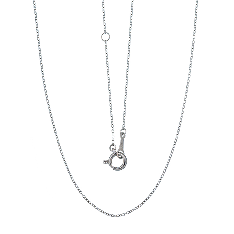 PT850 ケーブルチェーン ネックレス 長さ 約40cm 幅 約0.5mm 重量 約0.7g 